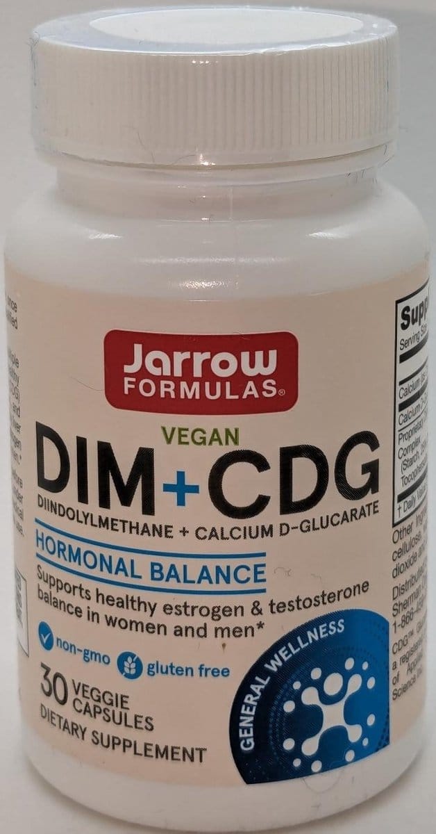 Jarrow Formulas DIM + CDG ( Diindolylmethaan + Calcium D-glucaraat)