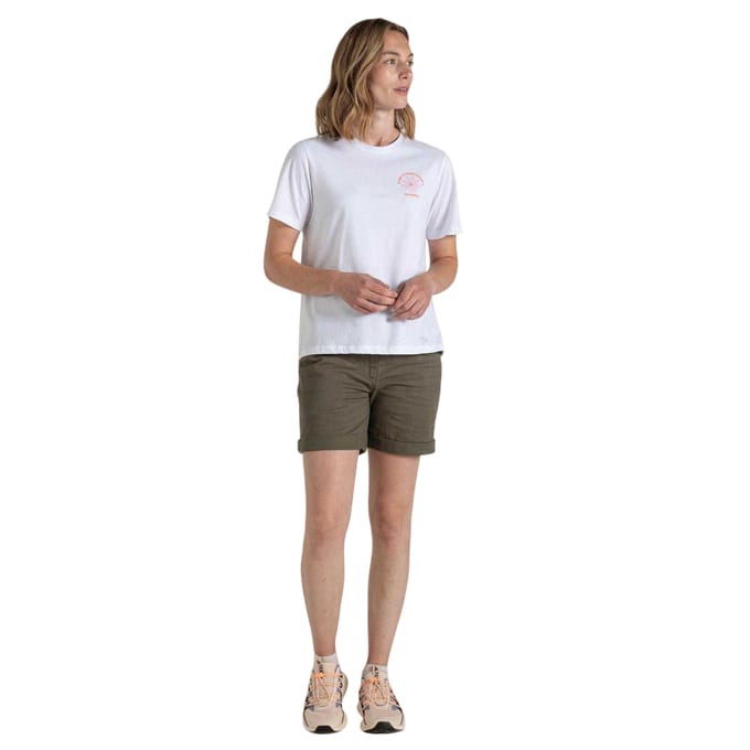 Craghoppers Dames/Dames Malibo Daisy Performance T-shirt (Wit)