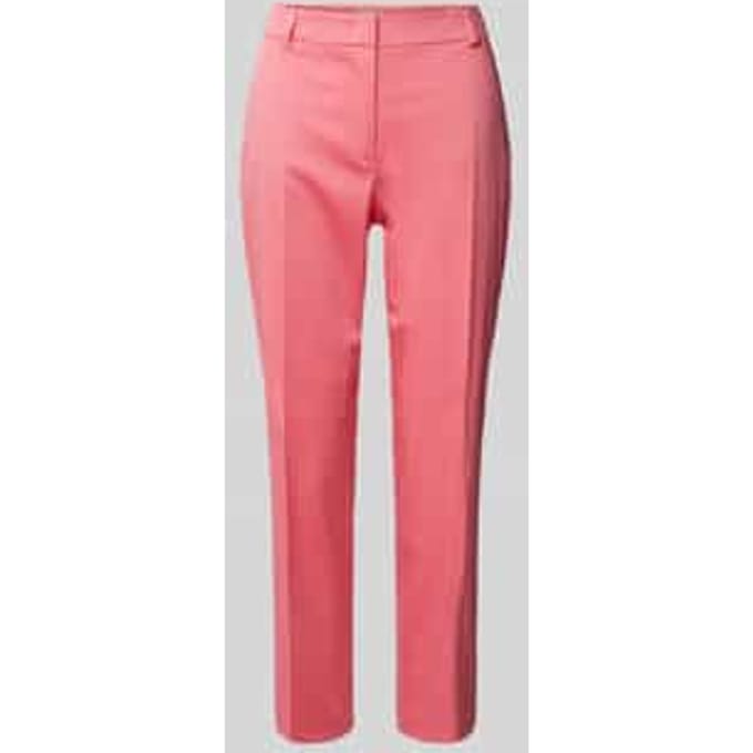 Slim fit pantalon van katoenmix