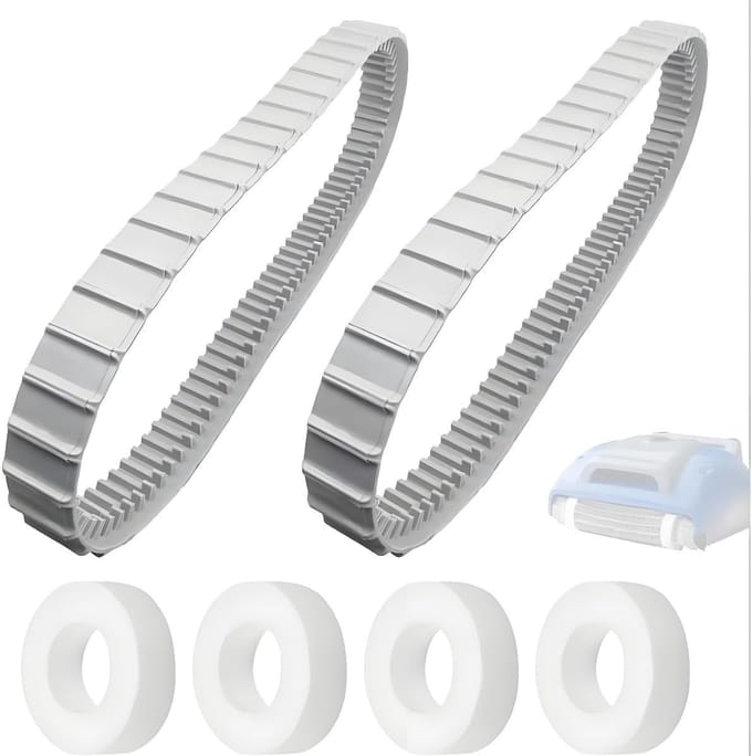 Dailygoods - 2x Aandrijfriemen voor Poolrobots, Vervangend Accessoire