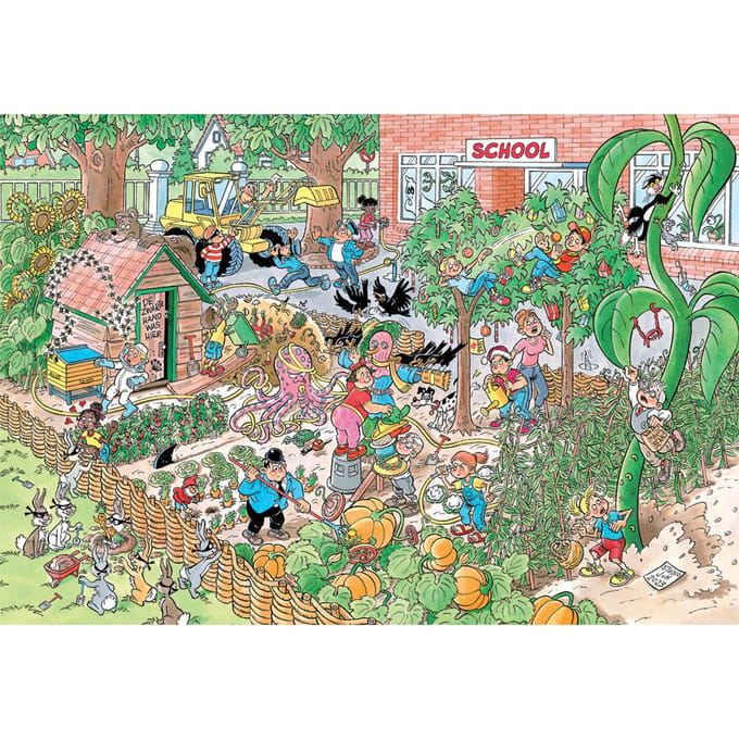 Jumbo Jan van Haasteren Junior 7 De Schooltuin 360 stukjes Kinderpuzzels
