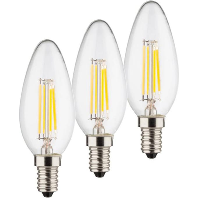 Müller-Licht LED kaarslamp E14 4W 2.700K Filament Set van 3