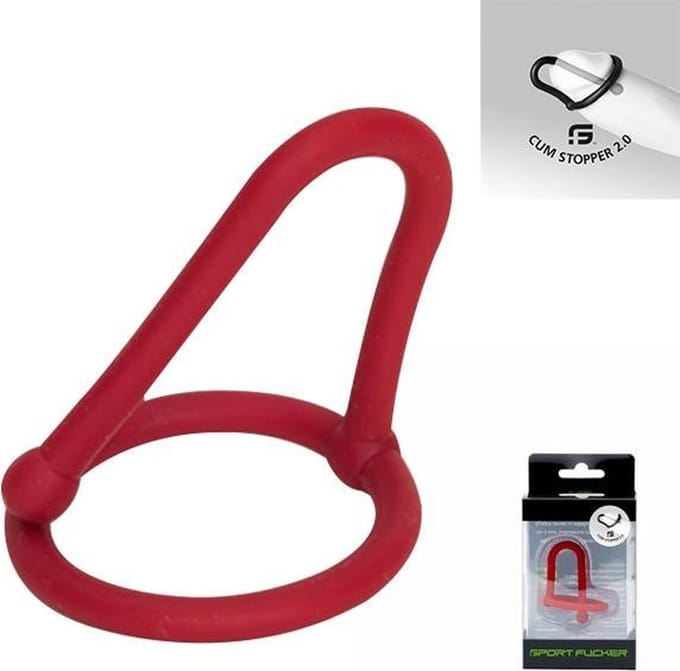 Sport Fucker - Silicone Cum Stopper 2.0 - Rood