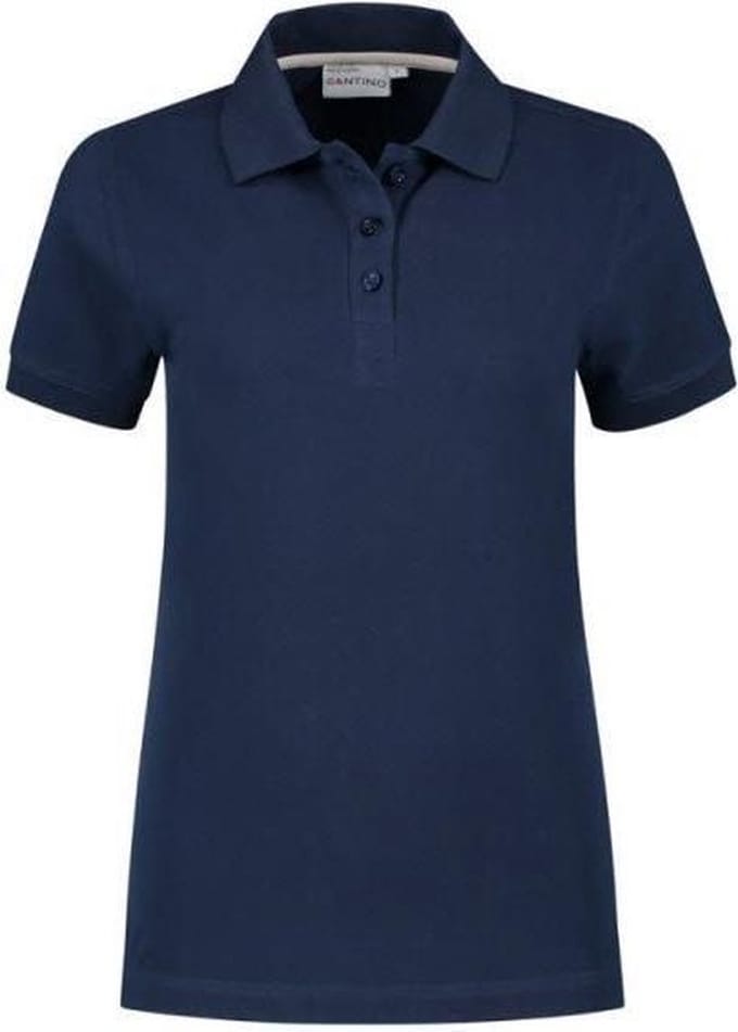 Santino Mojo Dames Polo-shirt korte mouwen - Stretch - Marine - M