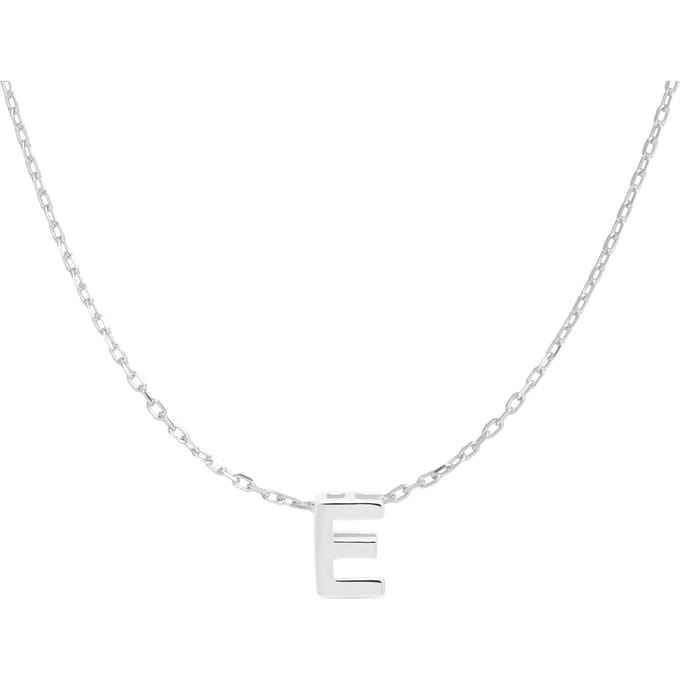 Luxenter Sterling Zilver 925 gerhodineerd collier - Alfabet