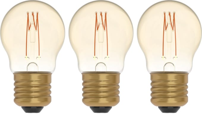 Proventa DECO LED Filament lamp E27 - Model XS - Dimbaar - ⌀ 45 mm - Extra warm wit - 3-pack