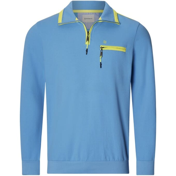 Babista herren Sweatshirt - 68/70 - blauw - Plus Size