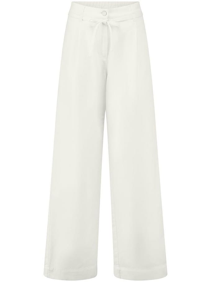Wide Fit-jeans Van Peter Hahn wit