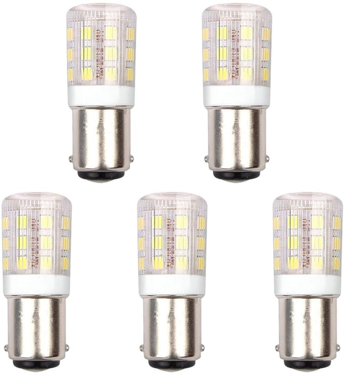 SPL Ba15d LED Lamp 3W - Neutraal Wit - 250lm - LED Buislamp T18 - 5 Stuks