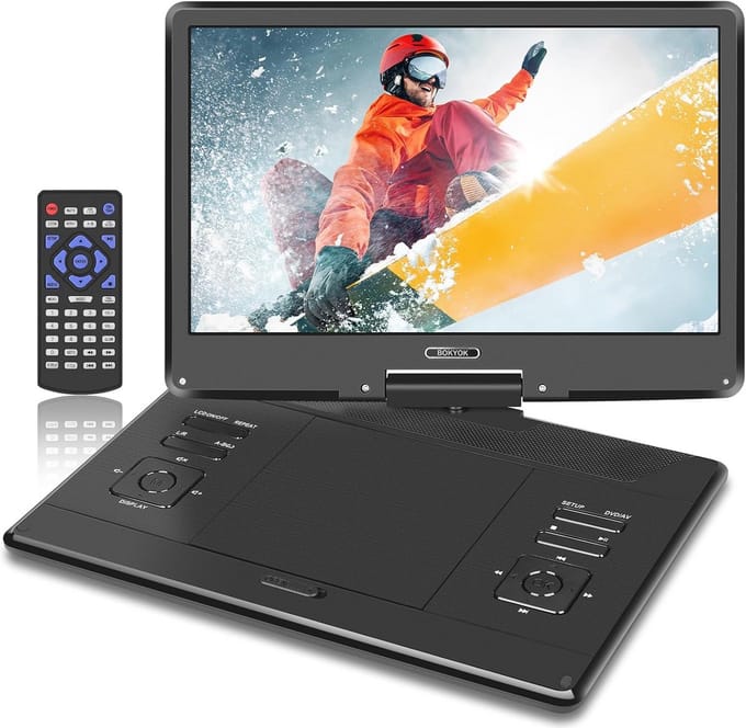 Draagbare DVD-speler met 16,9 inch Scherm