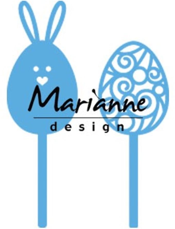 Marianne Design Creatables snij en embosstencil - Pasen pins