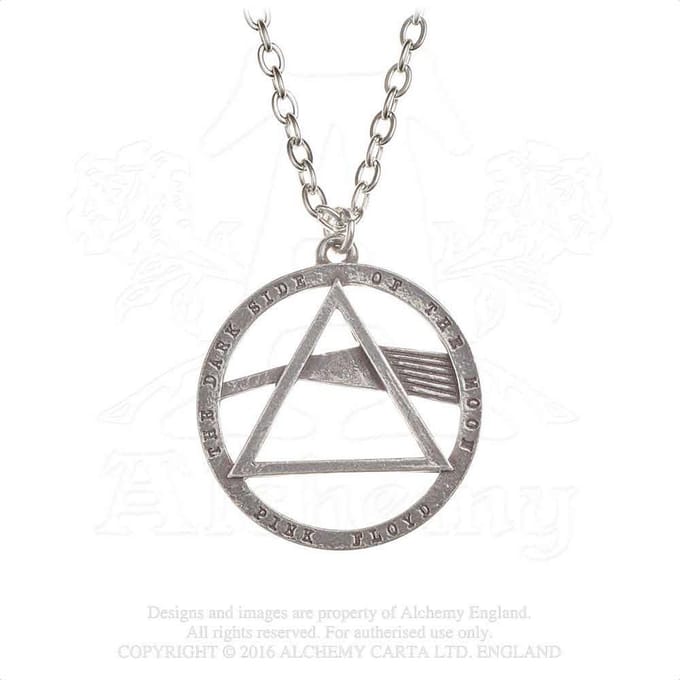 Alchemy Pink Floyd - Dark Side Prism Ketting - Zilverkleurig