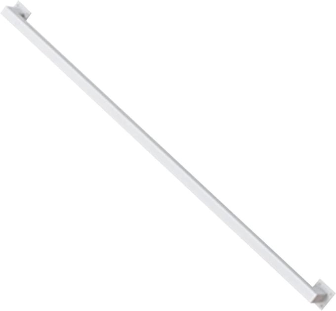 Trapleuning met Beugels - Wandsteun Leuning - Veilig Traplopen - Smeedijzer Gegalvaniseerd - 60cm Lengte - Wit