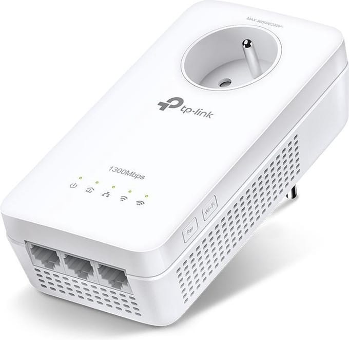 TP-Link TL-WPA8635P - AV1300 - Powerline adapter Uitbreiding - Belgische stopcontacten