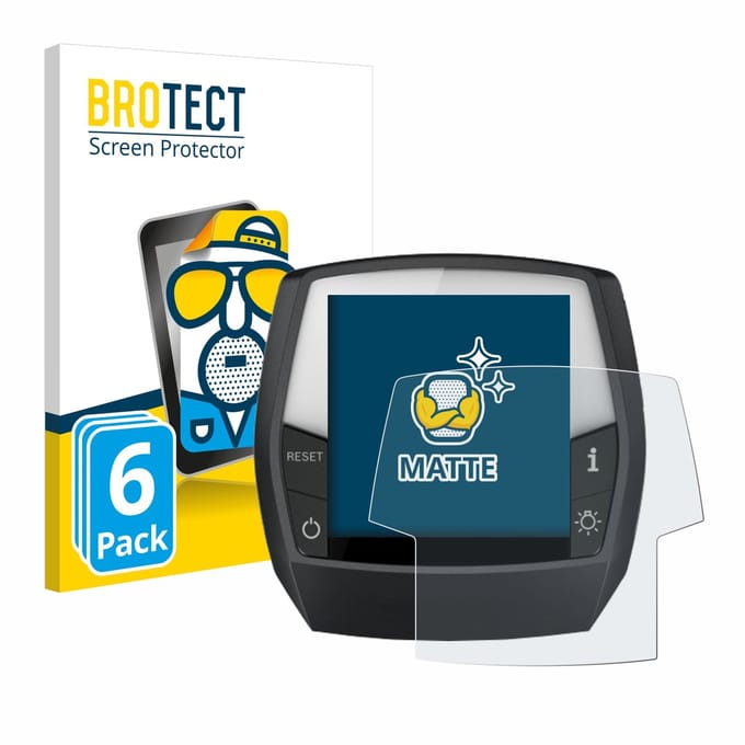 BROTECT - Screenprotector voor Bosch Intuvia Active / Performance Line - Folie Beschermfolie matte 6 Stuks
