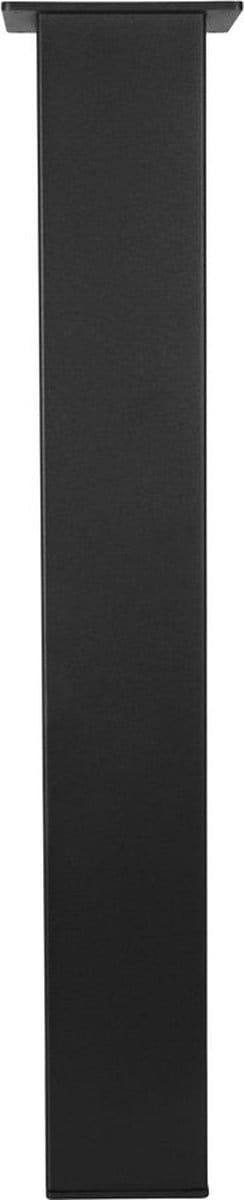 IVOL Zwarte Tafelpoot Vierkant - 100 x 100 x 720 mm