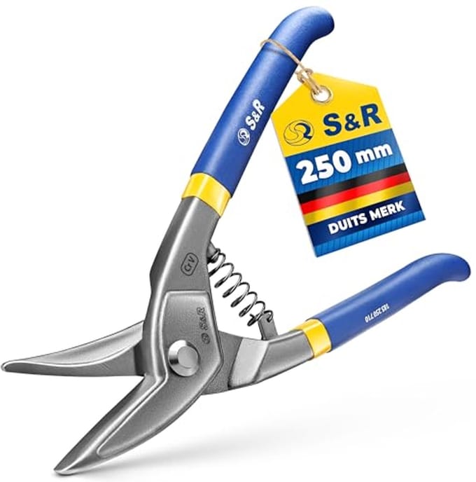 Flexibele Plaatschaar 250 mm - Robuuste Gatenschaar voor Diverse Materialen