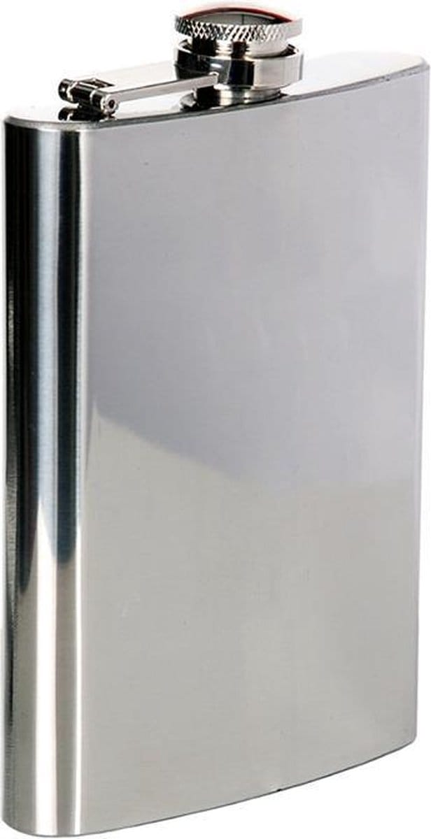 Zakfles/heupflacon RVS 240ml