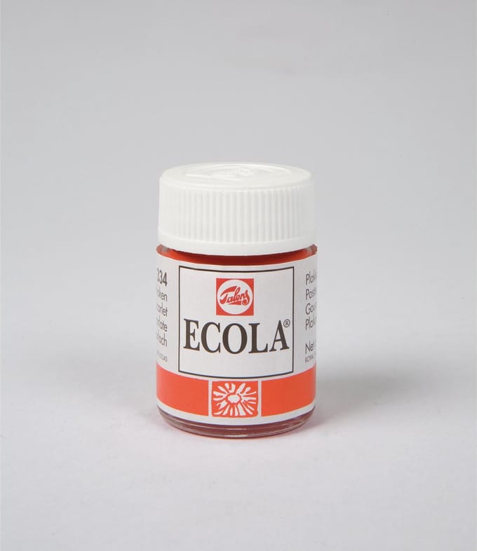 Bruynzeel - Ecola Poster Paint Bottle 16ml Scarlet 334