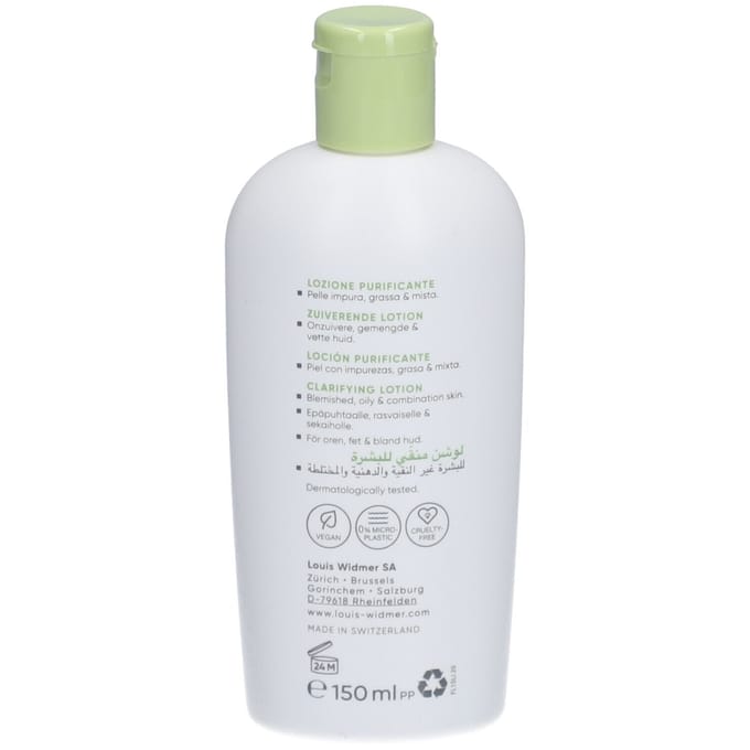 Louis Widmer Skin Appeal - Zuiverende Lotion Parfumvrij - 150 ml