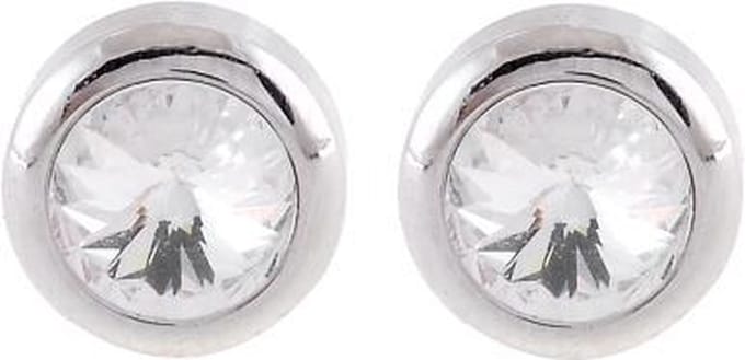 Behave - Oorknoppen met kristalsteen - Elegant design - 8 mm lang