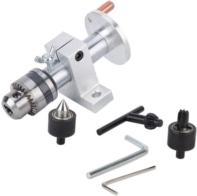 Allecto - Verstelbare Diy Houtbewerking - Mini Draaibank Machine