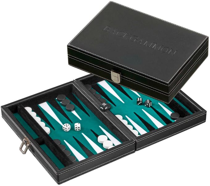 Philos Backgammon Tinos klein groen