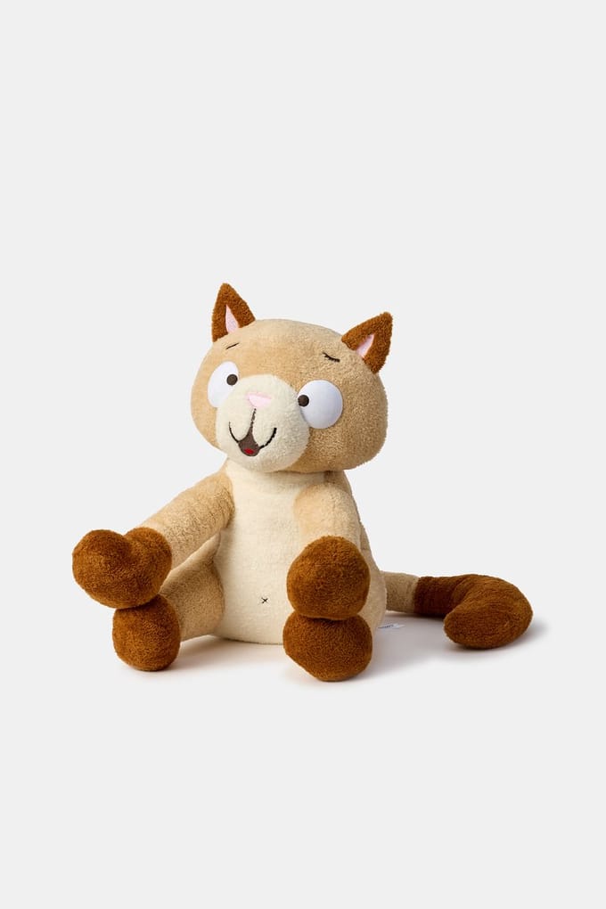 Woody - knuffel groot - kat - 252-10-GTO-V/010 - +/-50cm