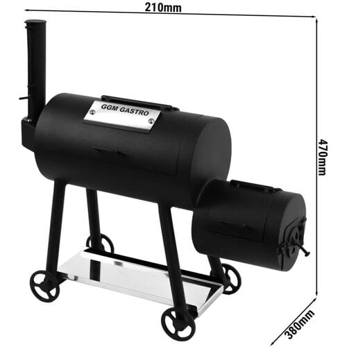 GGM Gastro Mini Smoker - 237x127mm - Schwarz