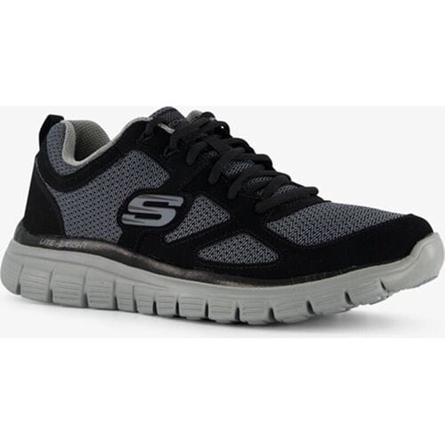 Skechers Burns-Agoura heren sneakers grijs - Maat 47.5 - Extra comfort - Memory Foam