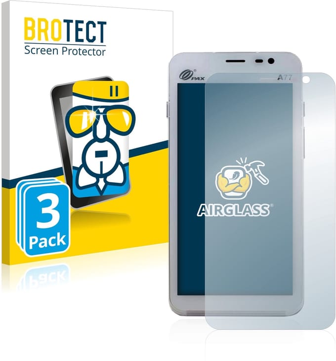 Screenprotector 3 Stuks voor CCV Compact A77 Beschermglas transparant