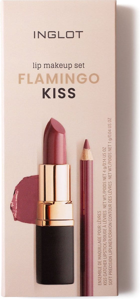 INGLOT Lip Makeup set Flamingo Kiss