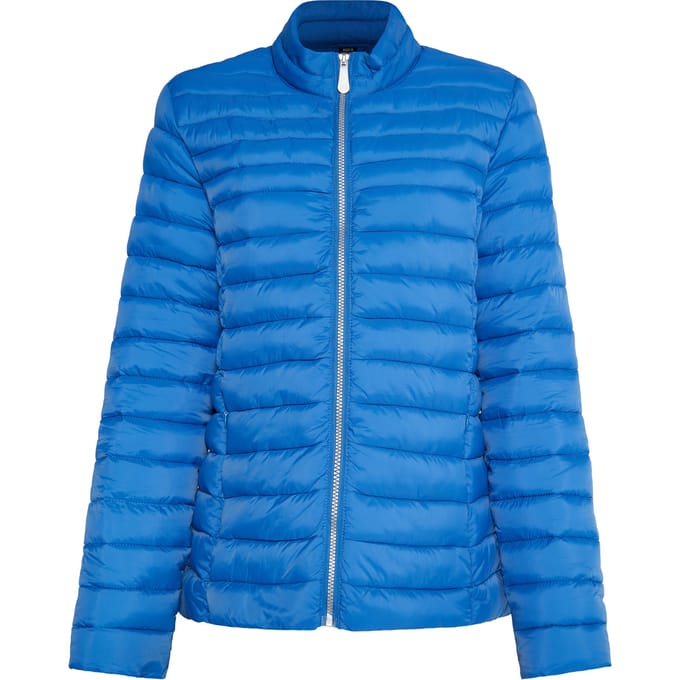 Faina licht gewatteerd jack Dames blauw