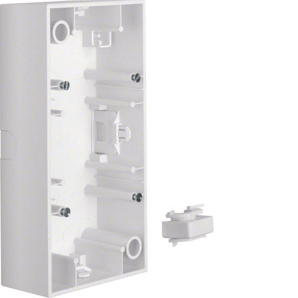 Berker Oppervlak mounted housing 2gang s1 Polar wit
