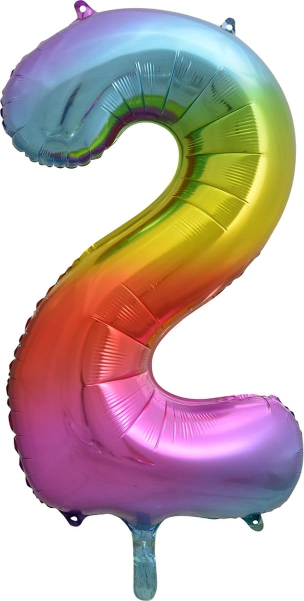 Folieballon 34" nmr. 2 - Regenboog