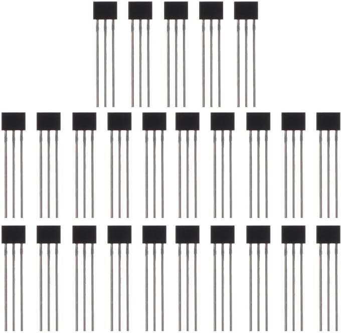 Dailygoody - Hall Effect Sensor - Magnetische Detector - 25 stuks - Compact formaat - Precisie - Geschikt voor diverse projecten - A3144 model
