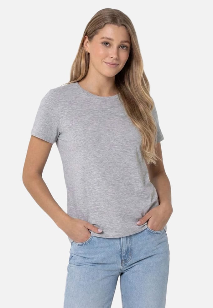 Crew-neck Premium T-shirt GRIJS