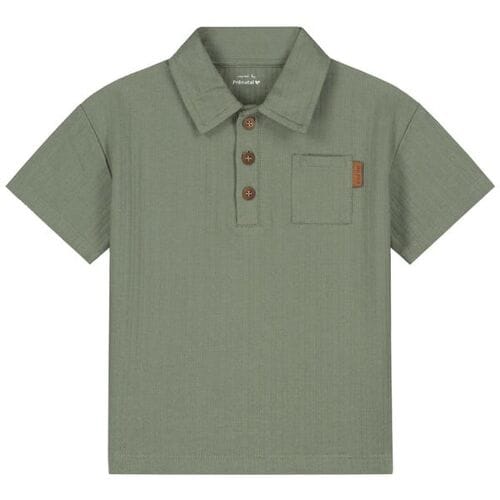 Prénatal peuter polo Light Khaki Green 92 heren