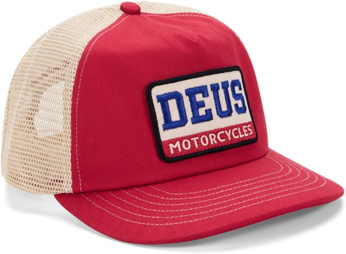 DEUS Malden Trucker cap - Melon Red