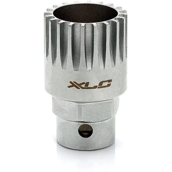 XLC TO-S05 Trapassleutel - Shimano - ISIS - 24mm - Zilver