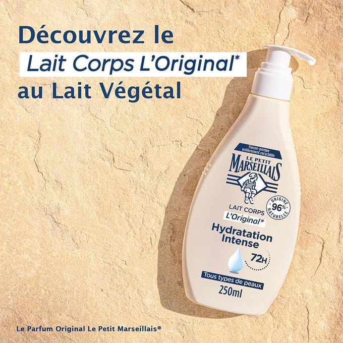 Le Petit Marseillais Lait Corps Hydratation Intense L'Original 72H 250 ml