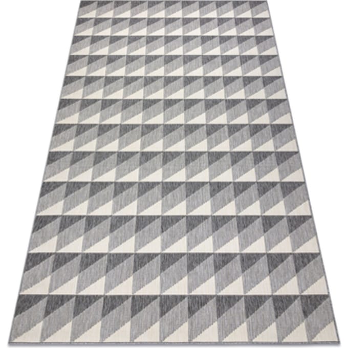 Kleden Rugsx Sisal tapijt SPRING 20406332 Ruit , drieho 80x150 cm