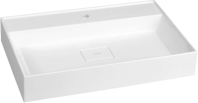 Sapho Godiva - Wastafel 68x44 cm, zonder overloop, met kraangat, wit GU068