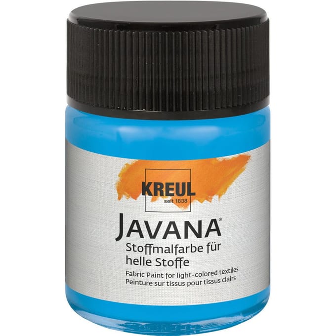 KREUL Javana Textielverf voor lichte stoffen - Azuurblauw