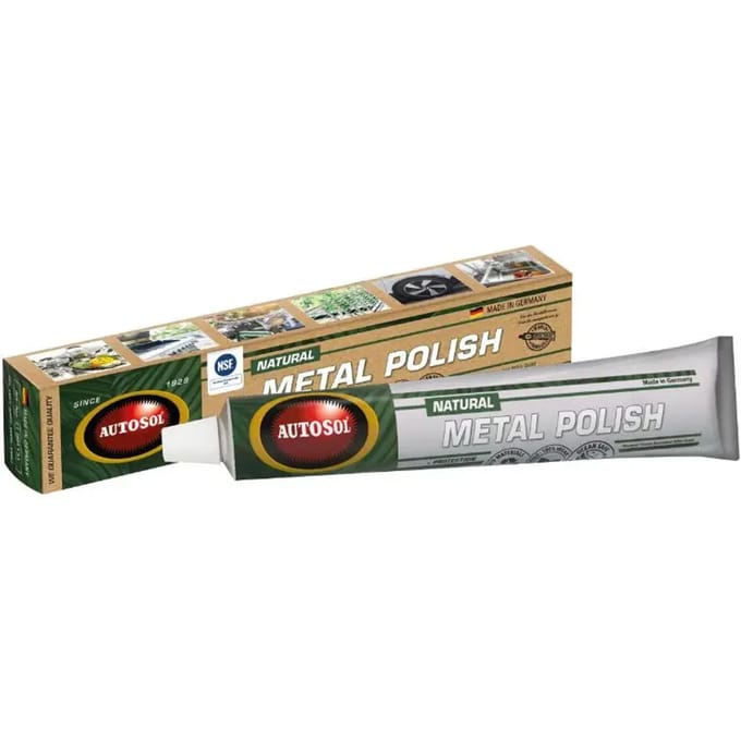 Autosol Metal Polish Natural 75 ml - natuurlijk polijstmiddel poetsmiddel