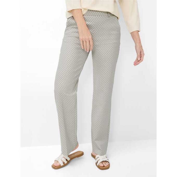 Raphaela by Brax Dames Marlenebroek  Style LILLYTH FLARED, lichtbeige, maat 44