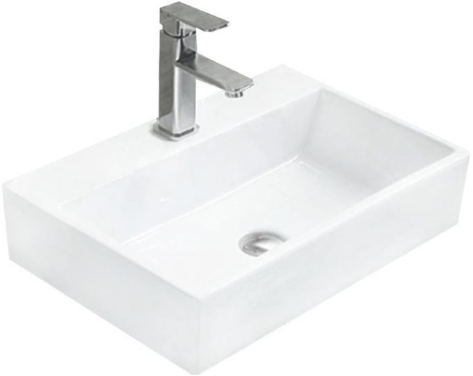 Mexen Paula opbouwwastafel 53 x 36 cm, wit - 21935300