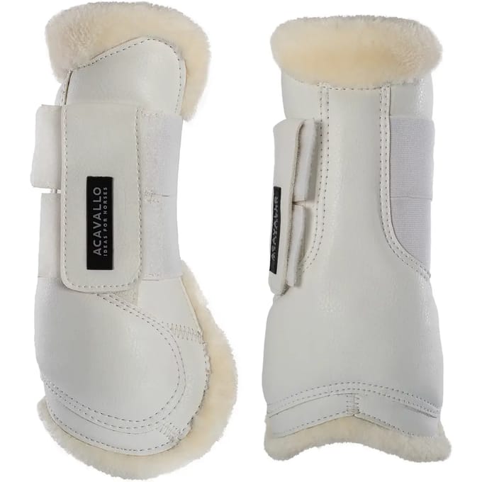 Dichte beenbeschermers voor paarden met klittenbandsluiting Acavallo