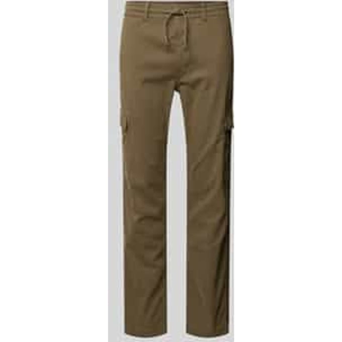 Slim fit cargobroek met tunnelkoord, model 'Gymdigo'