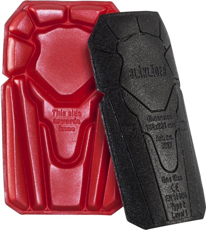 Blaklader 4027 Kniebeschermers Zwart/Rood